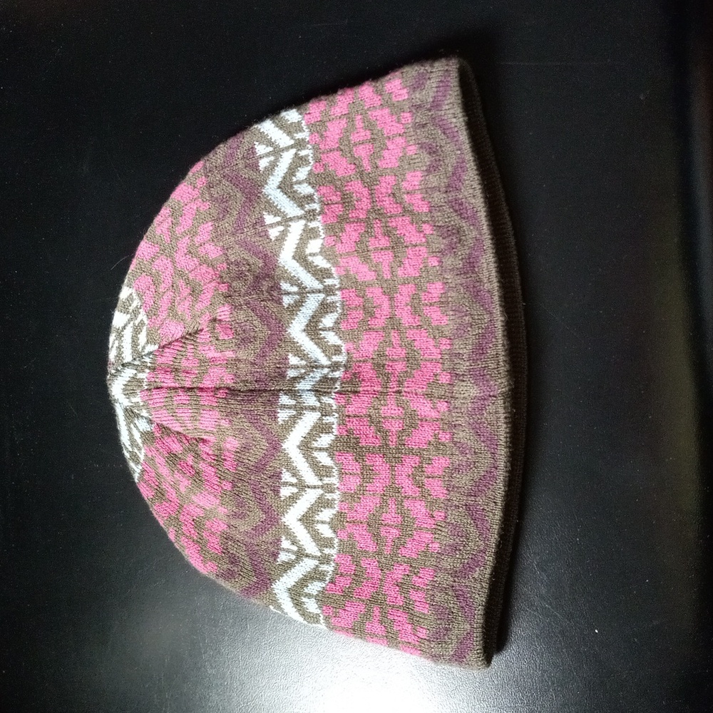 Prana Pink,OliveGreen and Lite Blue Beanie - Picture 2 of 3